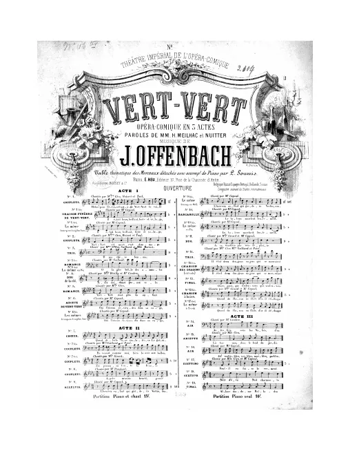 No.13 ter , Chanson à boire: "Quand du flacon en flots d'or il s'échappe" (Act II, No.13b)