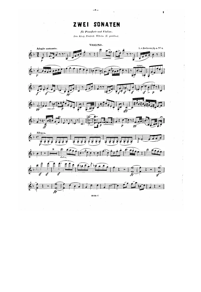 Violin Part (alternate)