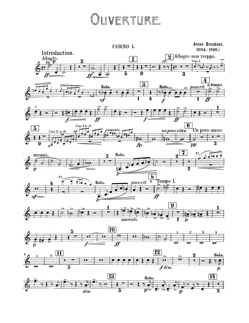 Horn 1, 2 (F)