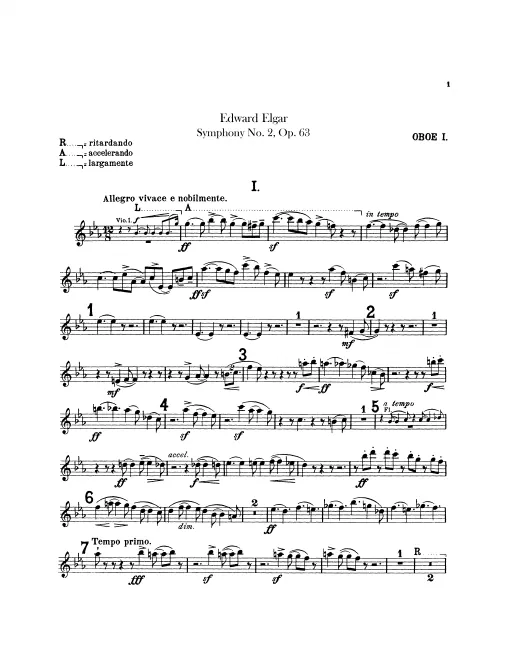 Oboe 1, 2, English Horn