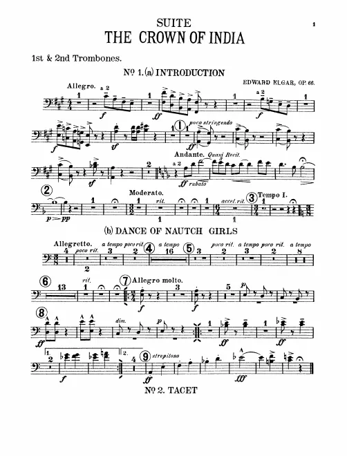 Trombone 1/2, Bass Trombone, Tuba