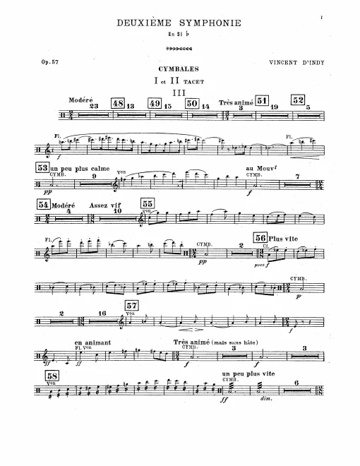 Cymbals, Triangle, Bass Drum