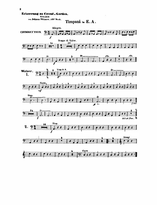 Timpani/Triangle/Bass Drum, Snare Drum