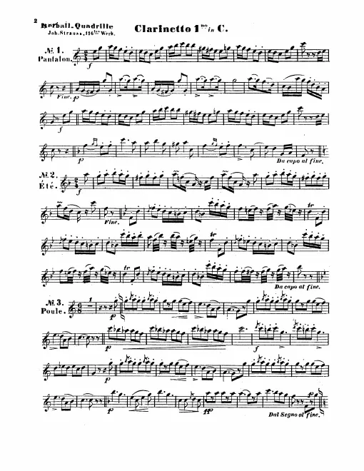 Clarinet 1, 2 (C)