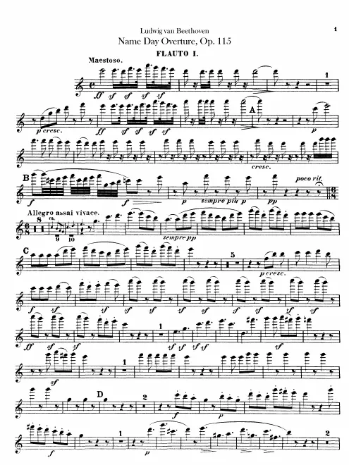 Flute 1, 2