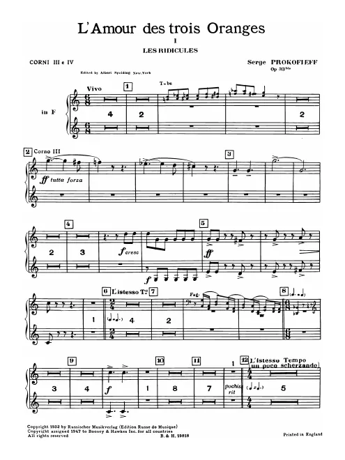 Horn 3/4 (F)