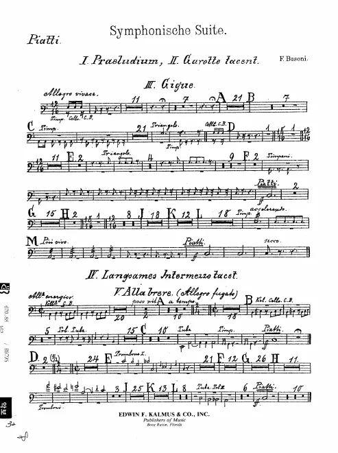 Cymbals, Triangle