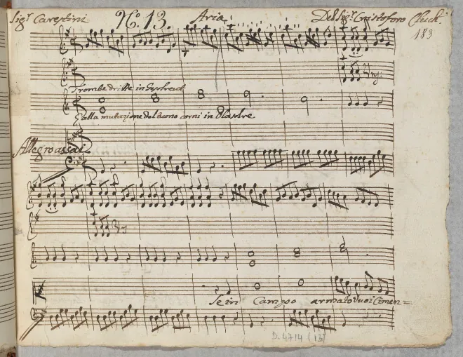 Aria: Se in campo armato (Act I, Scene 11)