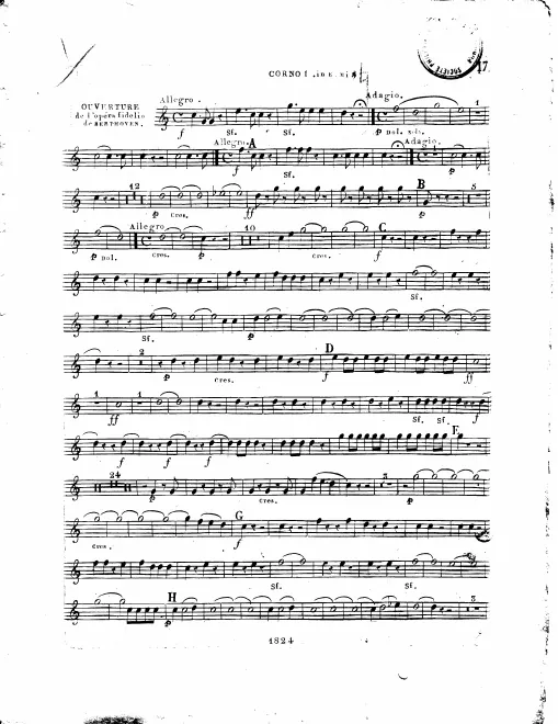 Horn 1, 2, 3, 4 (E)