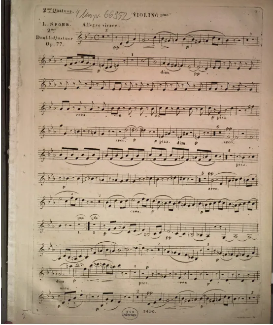 Violin 1 (Quartet 2)