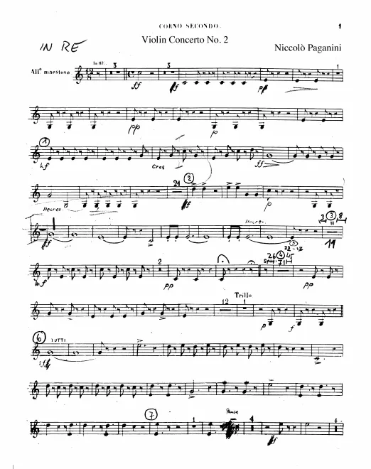 Horn 2 in D