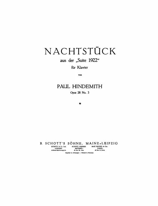 3. Nachtstück