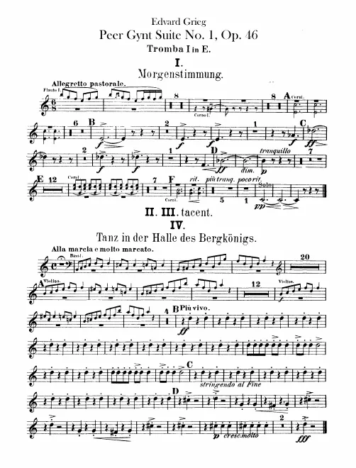 Trumpet 1, 2 (E)