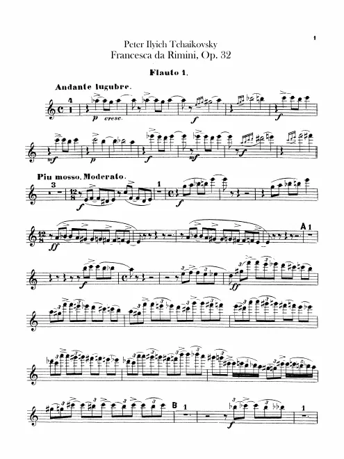 Flute 1, 2, 3 (doubles on Piccolo)