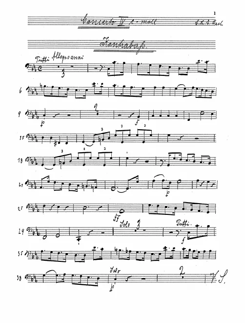 Cellos/Basses*