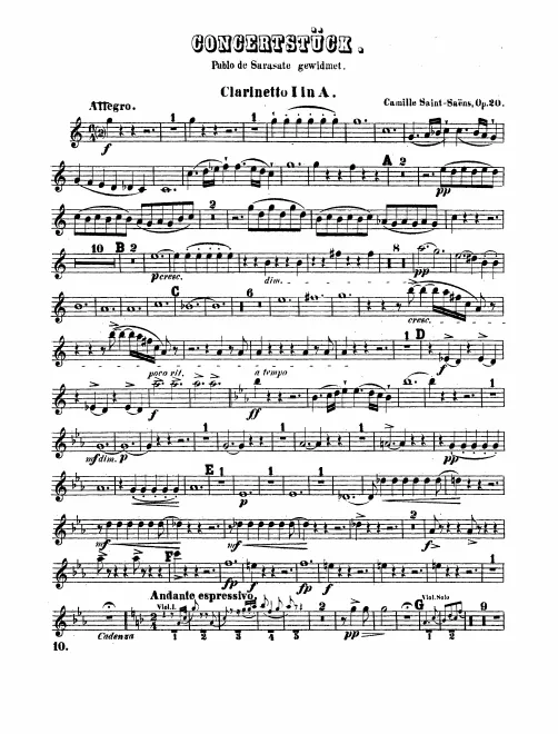 Clarinet 1, 2 (A)