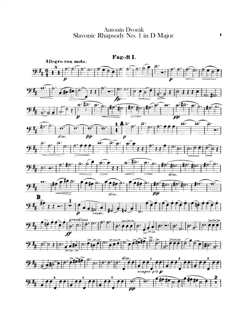 Bassoon 1, 2