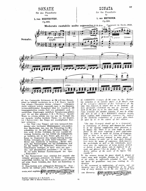 Complete Score (Cotta Complete Edition)