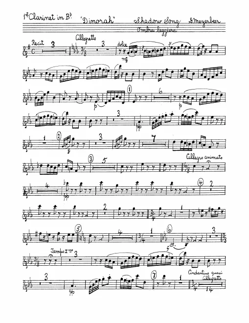 Clarinet 1, 2 (B)