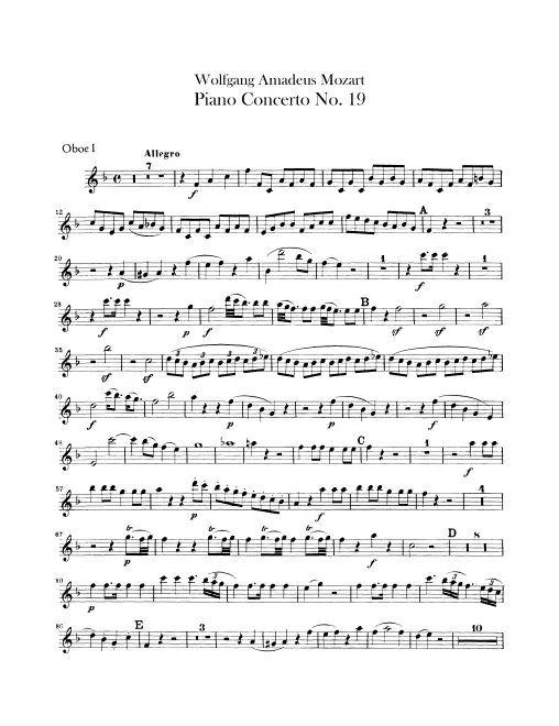Oboe 1, 2