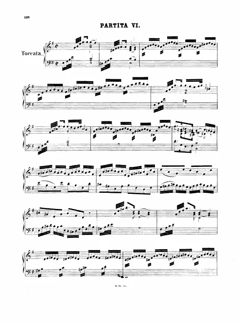 6. Partita in , BWV 830