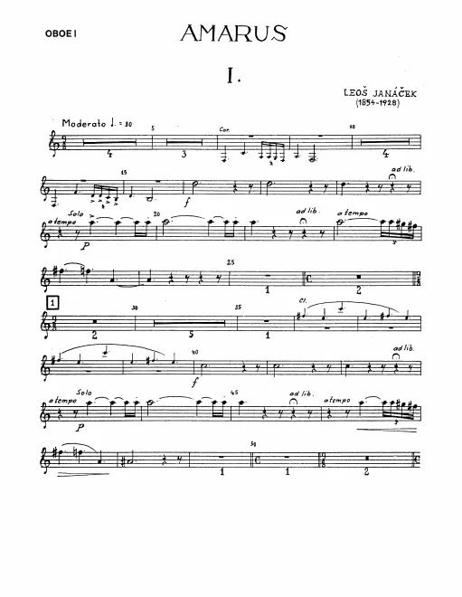 Oboe 1, 2, English Horn
