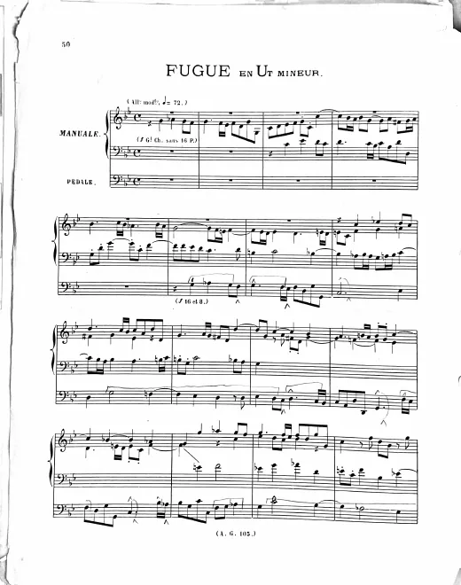 11. Fugue in , HWV 610