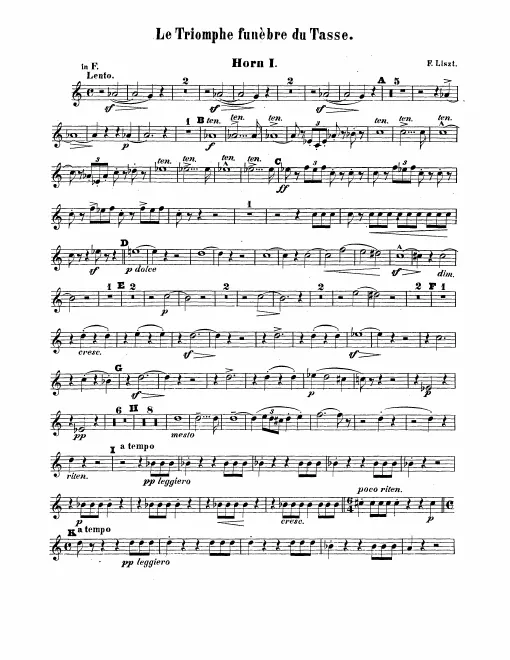 Horn 1, 2, 3, 4 (F)