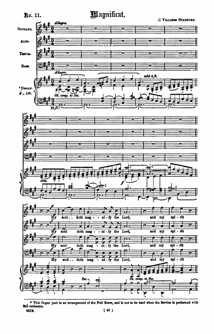11. Magnificat 12. Nunc Dimittis