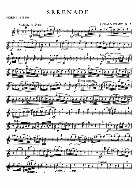 Horn 1, 2 (E)