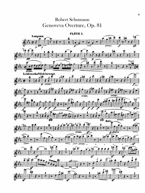 Flute 1, 2