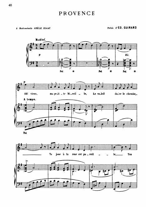 Complete Score (low voice)