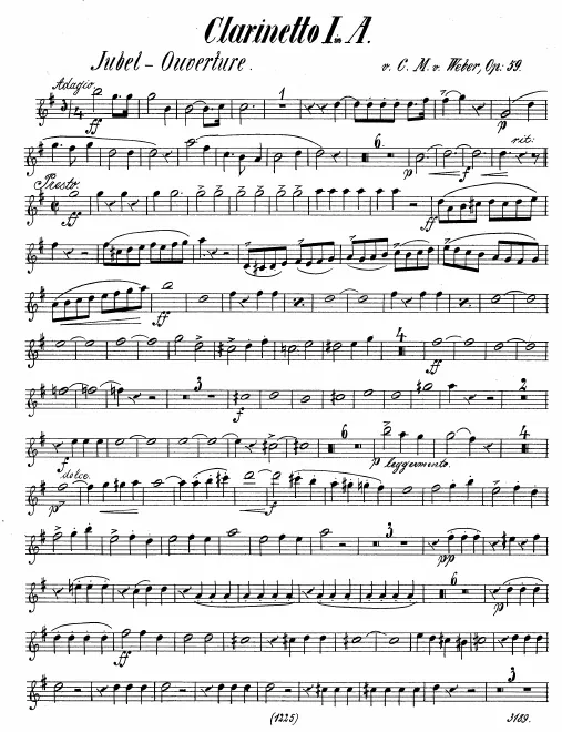 Clarinet 1, 2