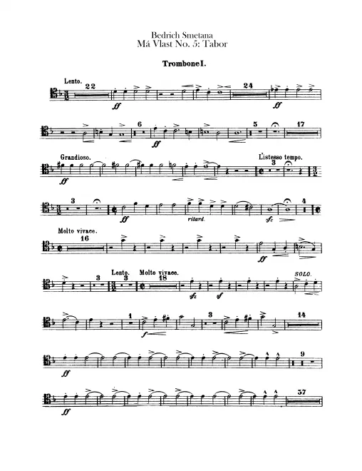 Trombone 1, 2, 3, Tuba