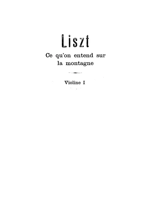 Violins I