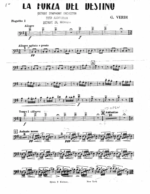Bassoon 1, 2