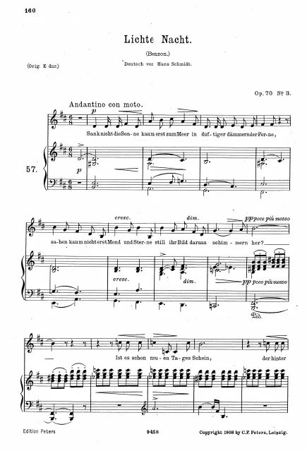 Complete Score (low voice, )