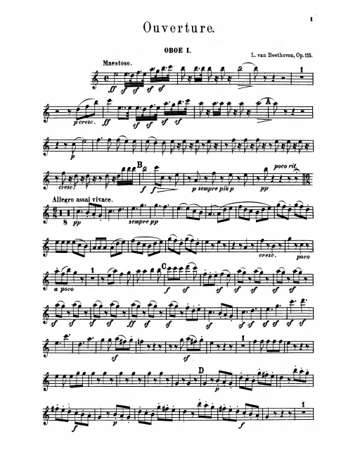 Oboe 1, 2