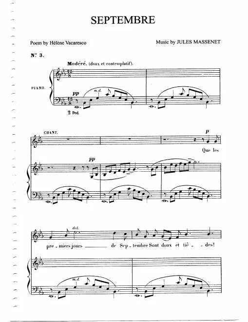 Complete Score (E Major: medium voice and piano)