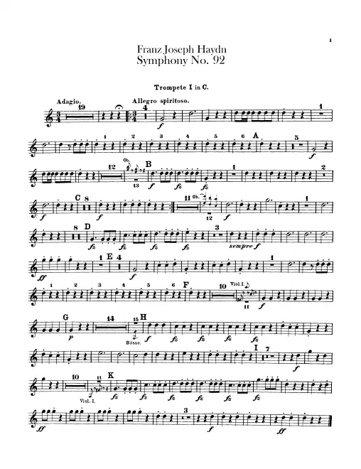Trumpet 1, 2 (C)