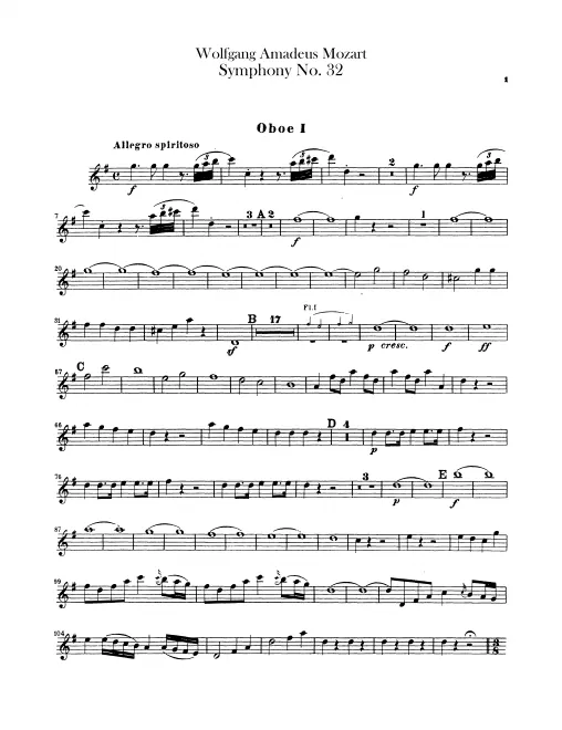 Oboe 1, 2