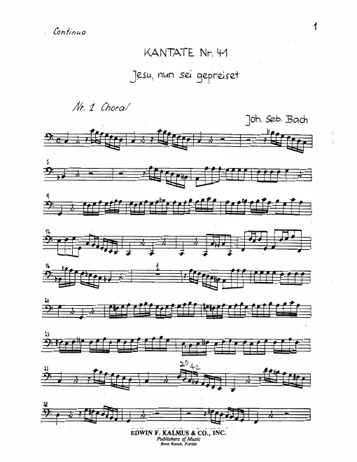 Continuo (Cellos/Basses/Keyboard)