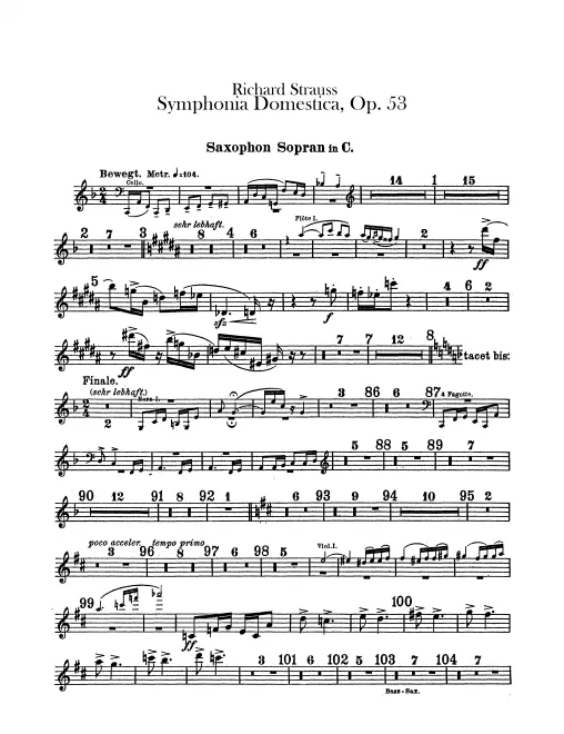 Soprano Saxophone (C)