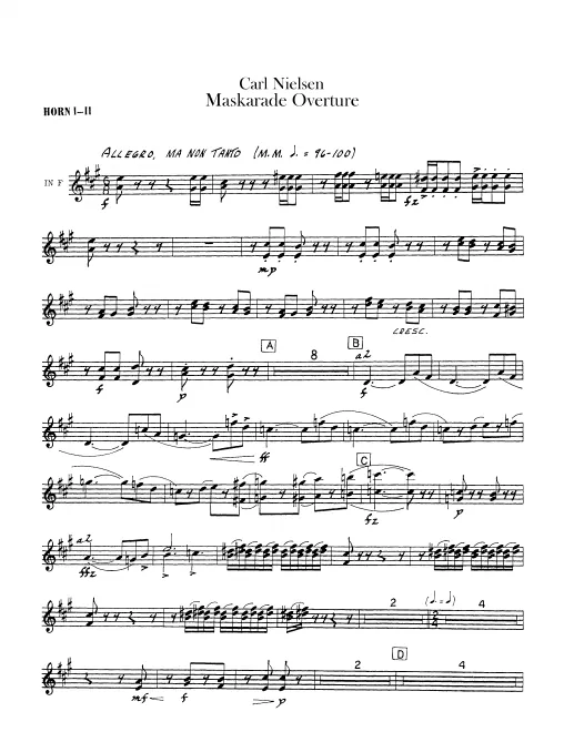 Horn 1/2, 3/4 (F)