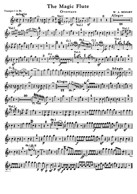 Trumpet 1, 2 (B-transposed, E)