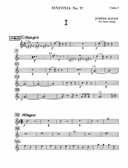 Horn 1, 2 (D/G)