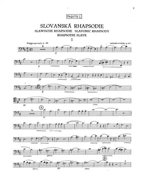 Bassoon 1, 2