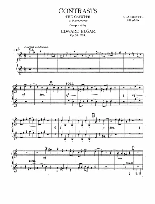 Clarinet 1/2 (B♭)