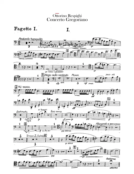 Bassoon 1, 2