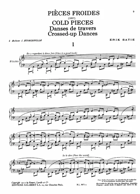 II. Danses de travers (3 pieces)